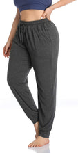 Load image into Gallery viewer, Women'S plus Size Casual Lounge Yoga Pants Comfy Relaxed Joggers Pants Drawstring with Pockets