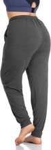 Load image into Gallery viewer, Women'S plus Size Casual Lounge Yoga Pants Comfy Relaxed Joggers Pants Drawstring with Pockets