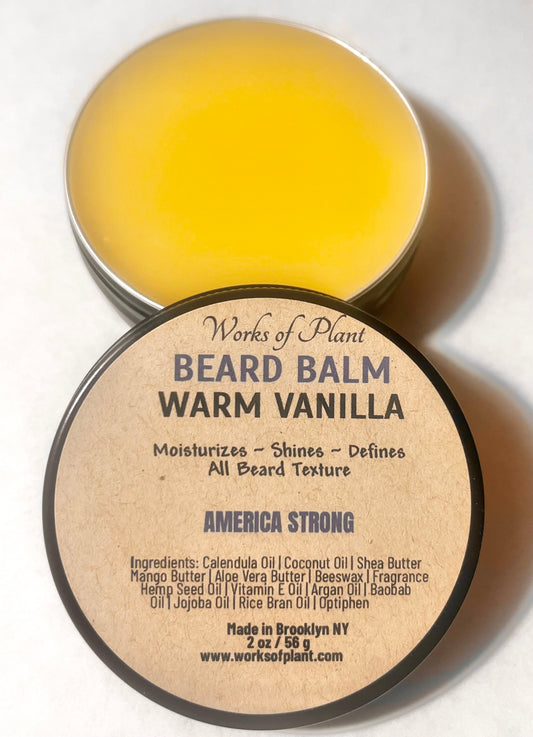 Works of Plant - Warm Vanilla Beard Balm 2 oz. $9.50