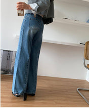 Load image into Gallery viewer, Retro High Waist Slimming Jeans Women