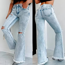 Load image into Gallery viewer, Urban Ease™ – High-Waist Ripped Denim