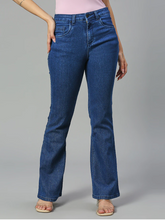 Load image into Gallery viewer, Women High Rise Denim Jeans(Size-30) Blue